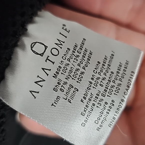 Rare! Anatomie Women's Quilted Print Puffer Lightweight Full Zip Vest - Picture 6 of 9